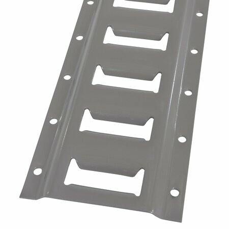 Vestil E-TRACK 4 FOOT 1 EACH GRAY E-TRK-4-GY-1PK